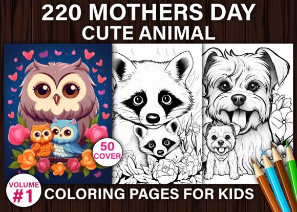220+ Mothers Day Animal Coloring Pages for Every Creator