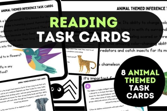 Animal Reading Comprehension Task Cards: A Design Deep Dive