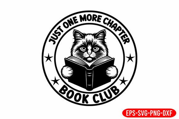 Cat Book Club SVG: Perfect Design for Reading Lovers