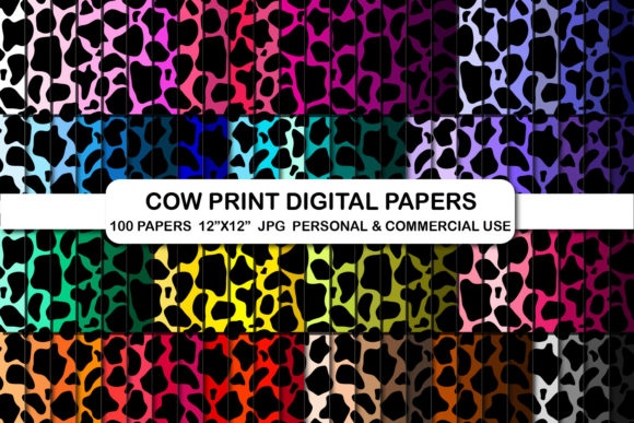 Cow Animal Print Digital Papers: A Designer’s Pattern Toolkit
