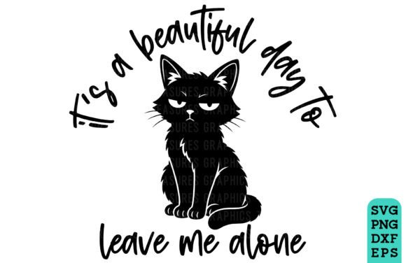 Funny Sarcastic Cat SVG Snarky Animal: Instant Attitude