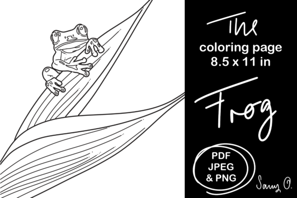 Tree Frog Coloring Page: A Tiny Asset with Big Creative Potential