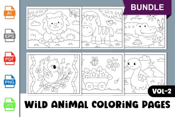 Wild Animal Coloring Pages for Kids: A Creative Asset for Educators and Entrepreneurs